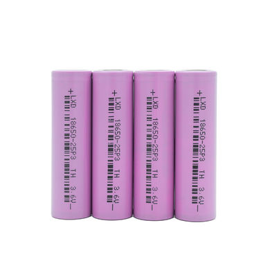 jakość  3C Max 3.6v 2500mah 18650 Lithium Ion Battery Lithium Cylindrical Cells fabryka
