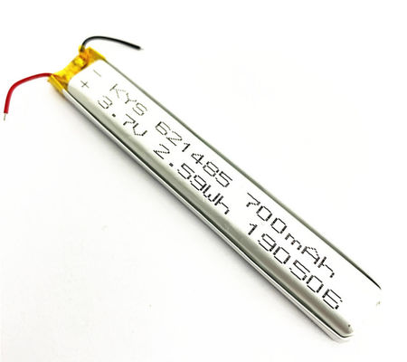621485 601585 651485 3.7v (3.8v) 700mah Litowo-jonowa bateria polimerowa Do taśmy Led Lights
