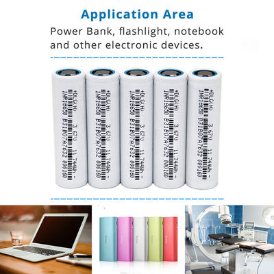 Akumulator litowo-jonowy o dużej pojemności 3,7 V 3200 mAh INR 18650 cylindryczny