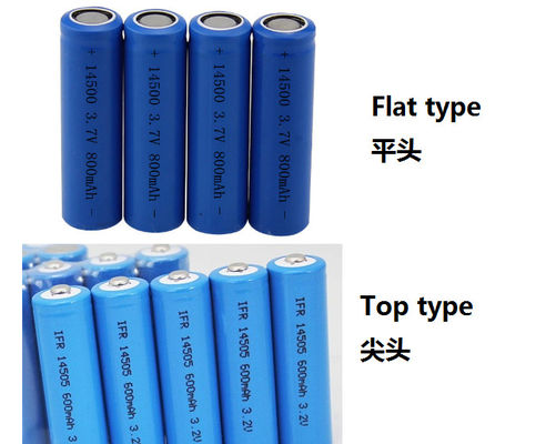 14500 3.2V600mah Bateria litowa LiFePO4