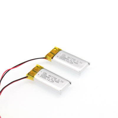 Niestandardowy akumulator litowo-jonowy 5 mm 3,7 v 200 mAh / akumulator li-po z UL CE