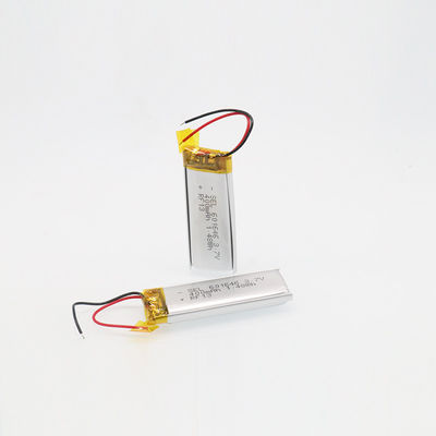 Zatwierdzenie RoHS 602040P 3,7 V 400 mAh Akumulator Wysoka szybkość rozładowania
