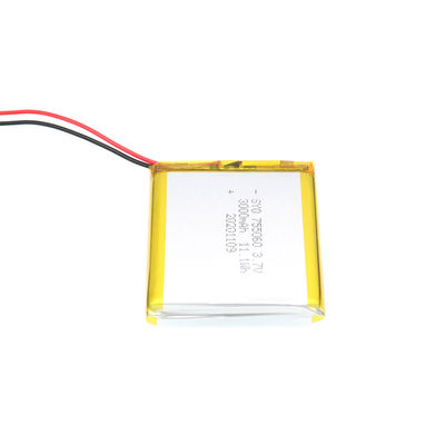 Kwadratowy akumulator litowo-jonowo-polimerowy 3,7 V 3000 mAh 11,1 Wh