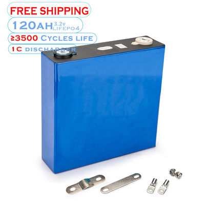 Głęboki cykl 3,2 V 120 Ah LiFePo4 bateria litowa do panelu słonecznego