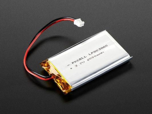 5mm High Temperature Lithium Ion Battery 3.7 V 200mah Lipo Battery With UL CE