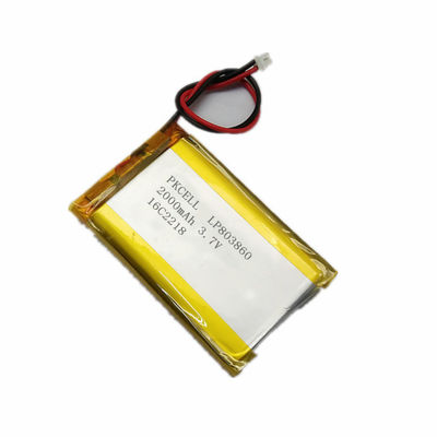 Akumulator litowo-jonowy 5 mm o wysokiej temperaturze 3,7 V 200 mAh Bateria Lipo z UL CE